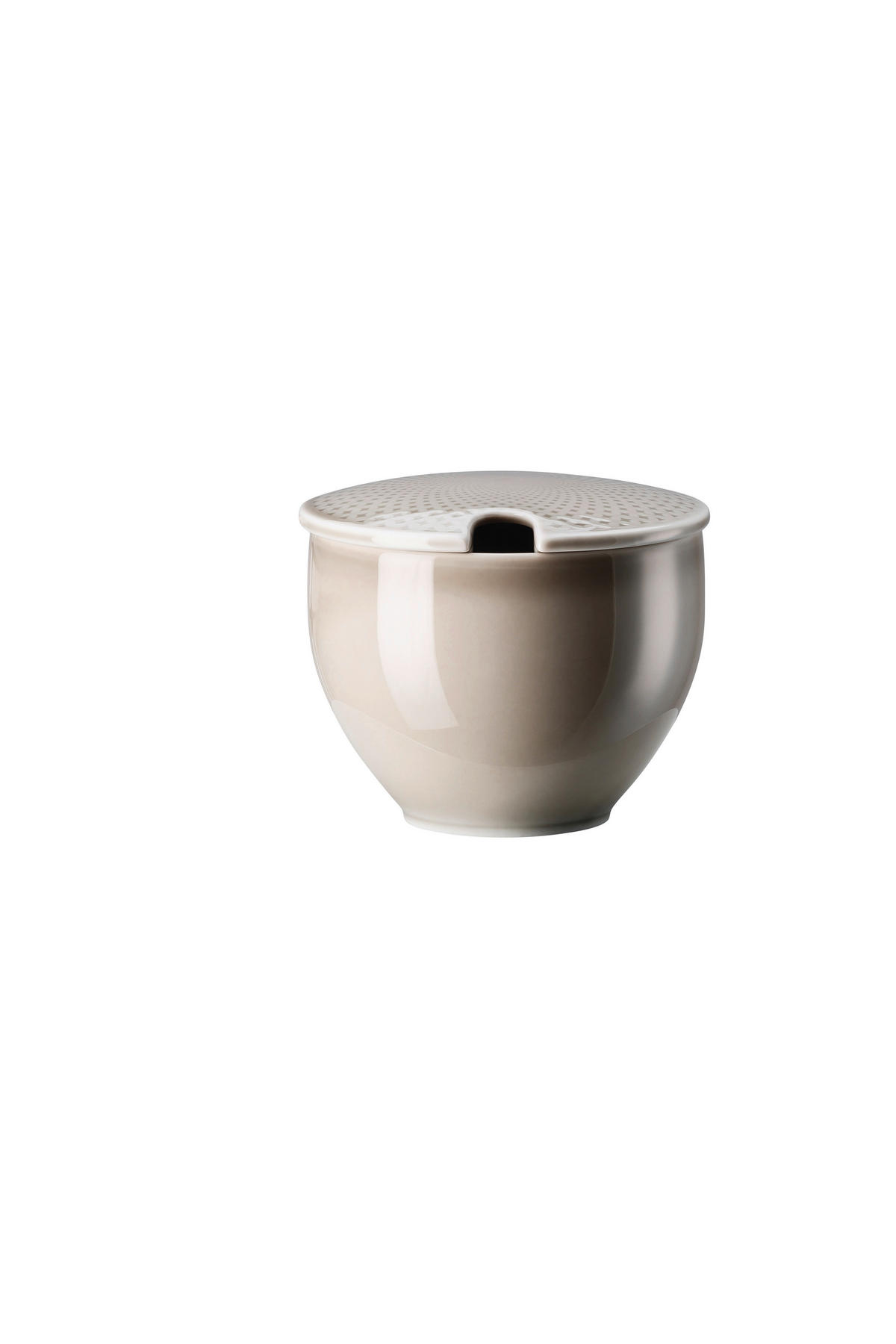 POSUDA ZA ŠEĆER  keramika   Junto Pearl Grey  - siva/bež, Basics, keramika (15/15/10cm) - Rosenthal