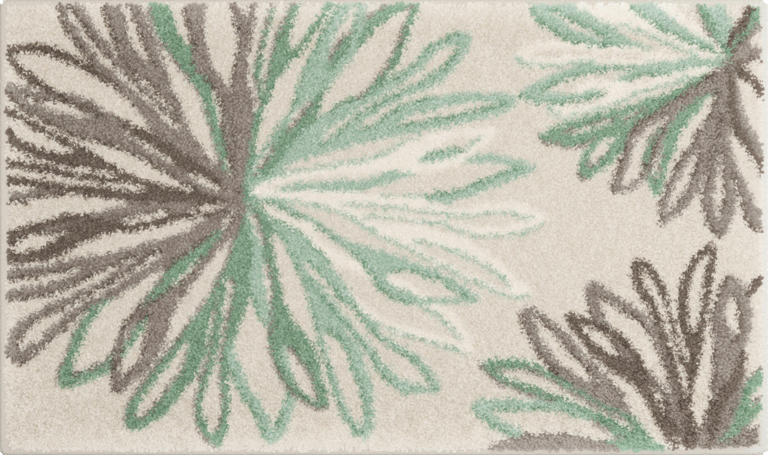 Grund Badteppich Art Grün, Beige 70x120 cm