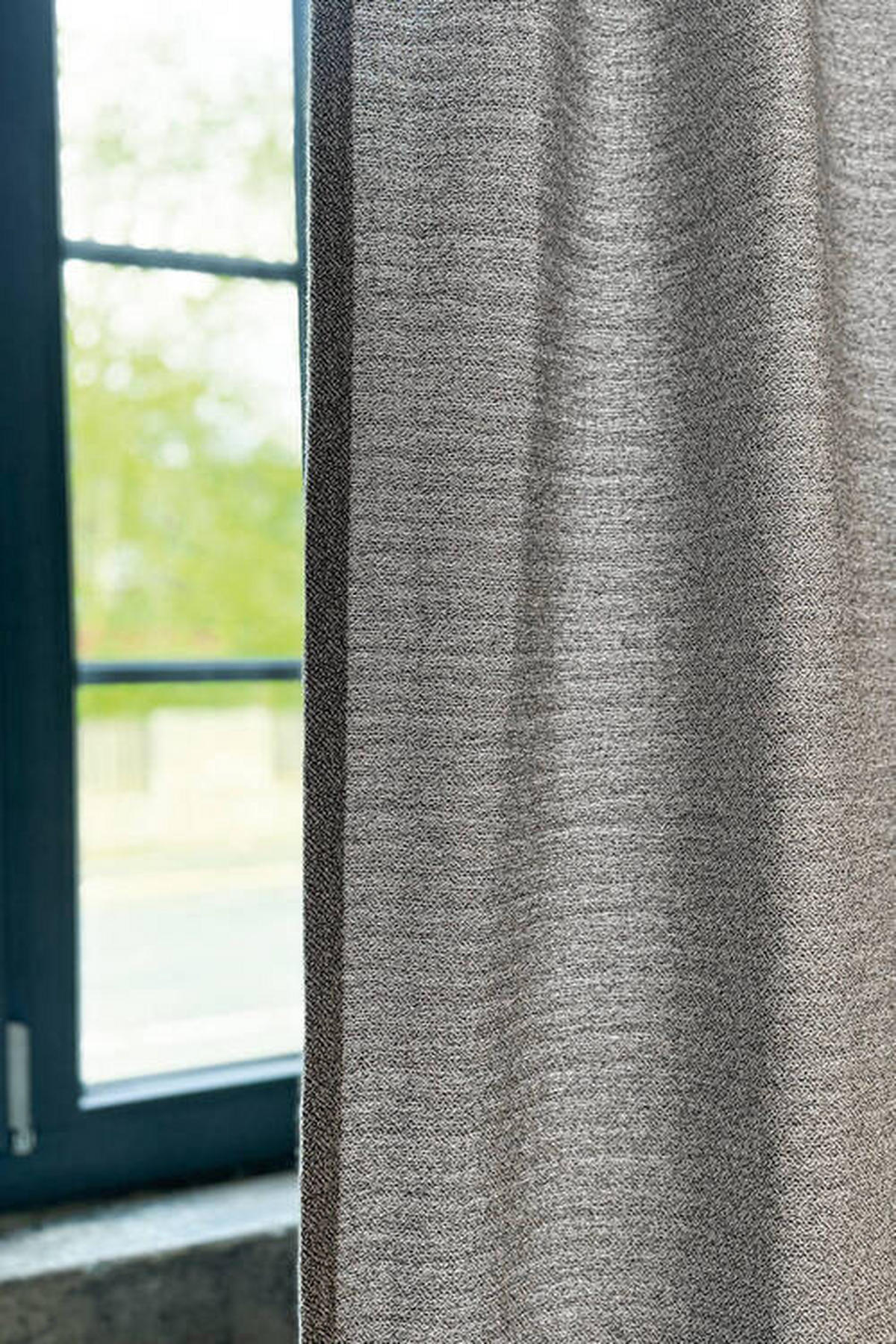 FERTIGVORHANG  blickdicht  130/250 cm   - Grau, Basics, Textil (130/250cm) - Esprit
