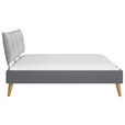 BETT 160/200 cm  in Grau  - Wildeiche/Grau, Design, Holz/Holzwerkstoff (160/200cm) - Carryhome