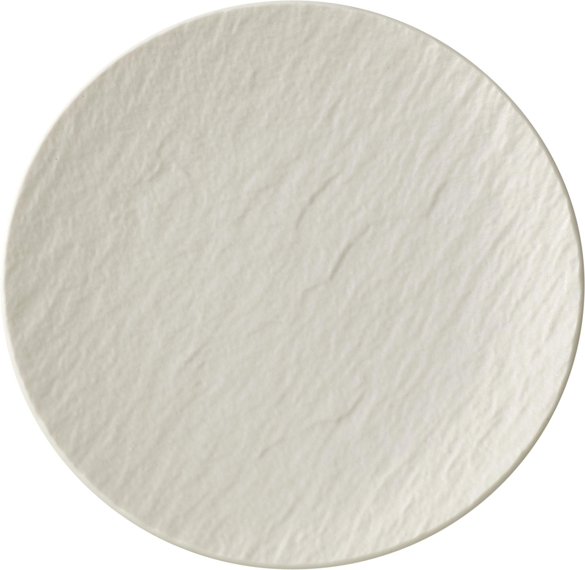 PLITVI KROŽNIK  Manufacture Rock Blanc  keramika      15,5/15,5/2 cm   - bela, Basics, keramika (15,5/15,5/2cm) - Villeroy & Boch