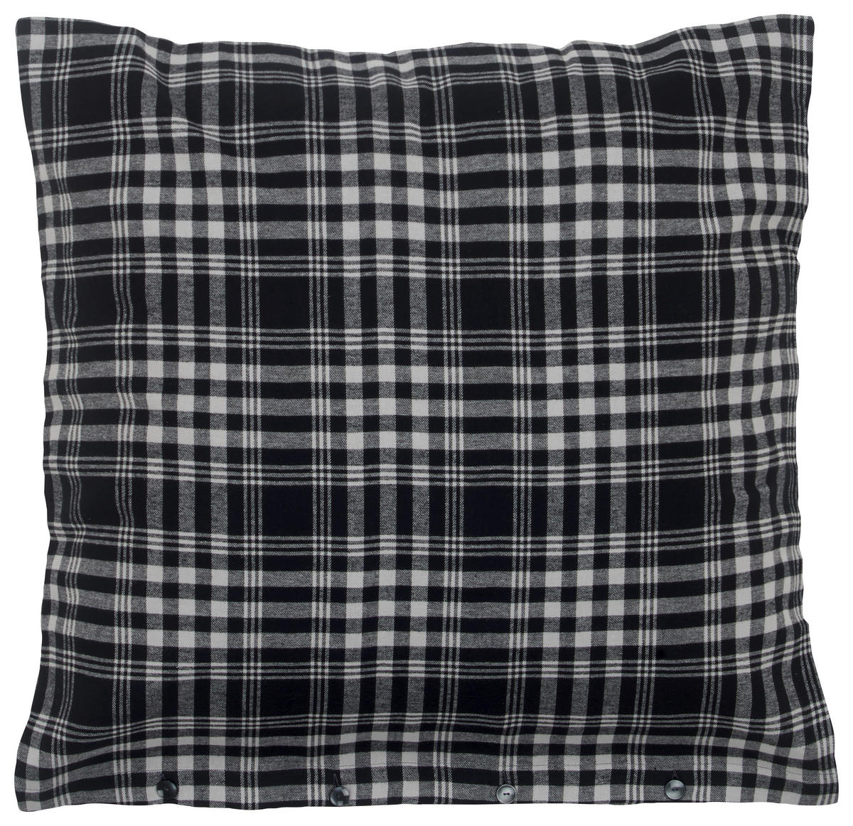 WENDEBETTWÄSCHE Ravi Biber 135/200 cm  - Schwarz, KONVENTIONELL, Textil (135/200cm) - Dieter Knoll
