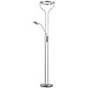 LED-DECKENFLUTER 36/47/180 cm    - Nickelfarben, Design, Metall (36/47/180cm)