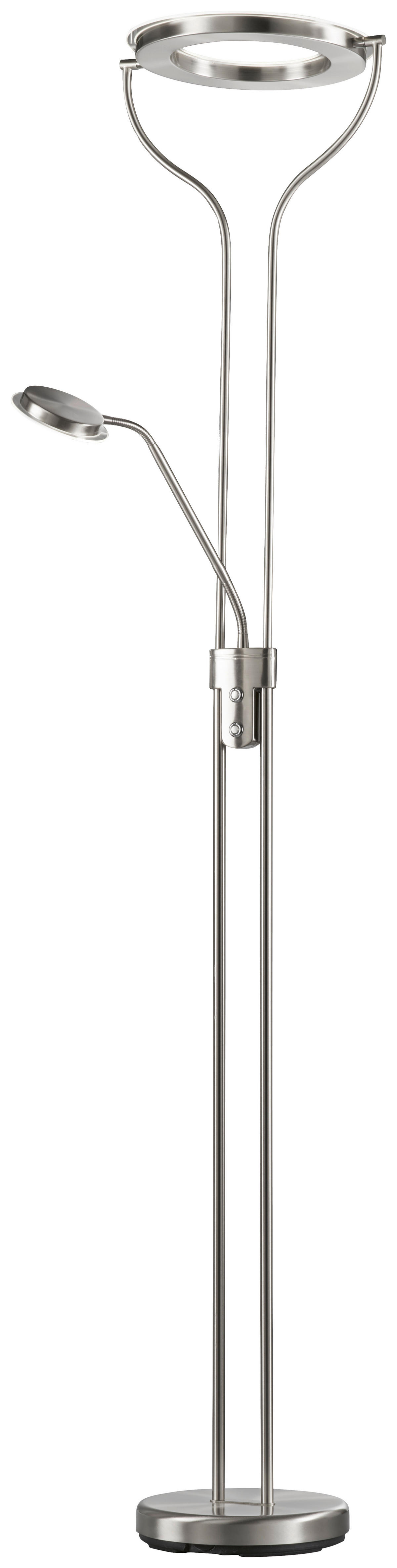 LED-DECKENFLUTER 36/47/180 cm    - Nickelfarben, Design, Metall (36/47/180cm) - Fischer & Honsel