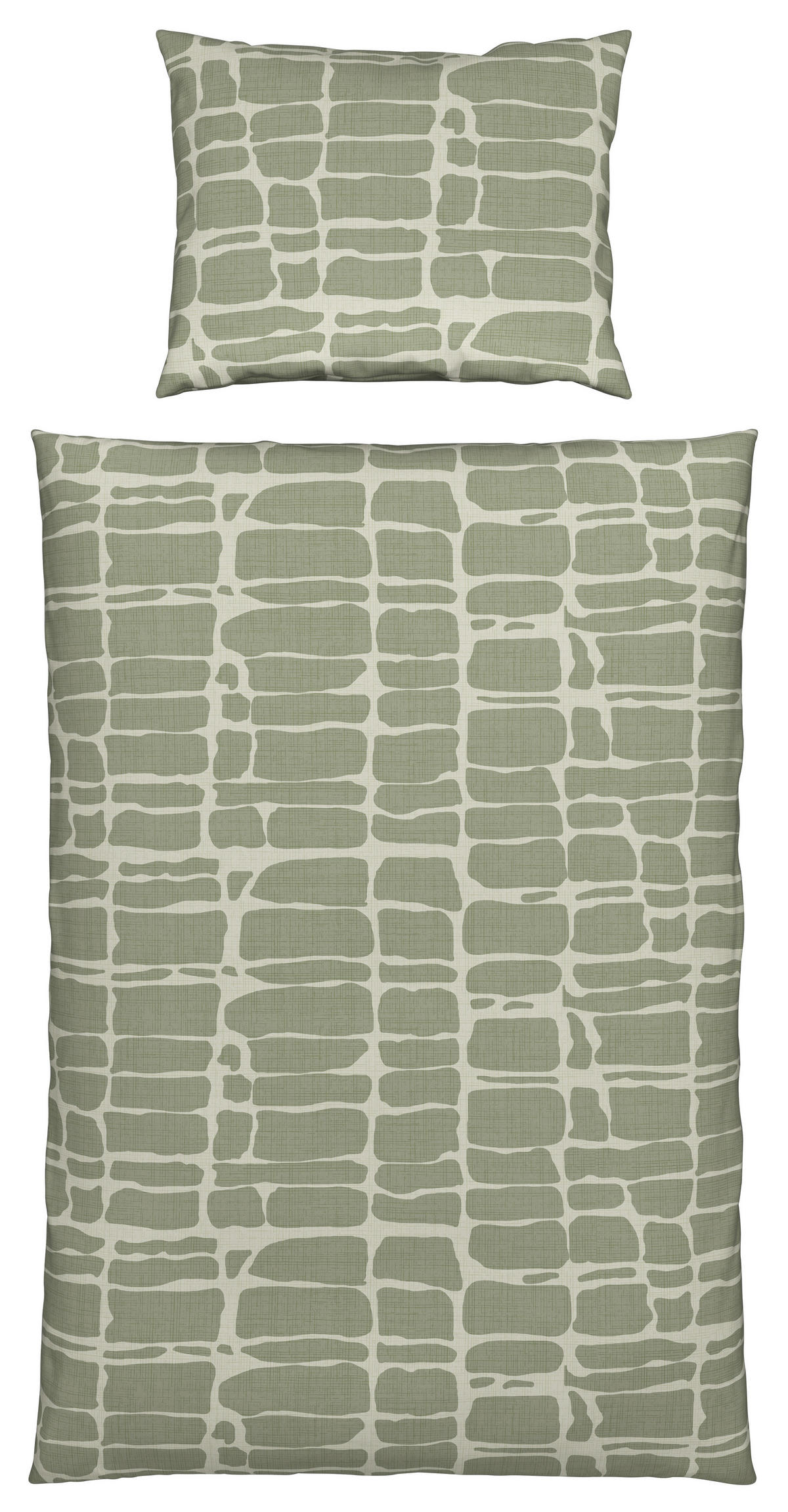 POSTEĽNÁ BIELIZEŇ, renforcé, zelená, 140/200 cm - zelená, Konventionell, textil (140/200cm) - Esposa
