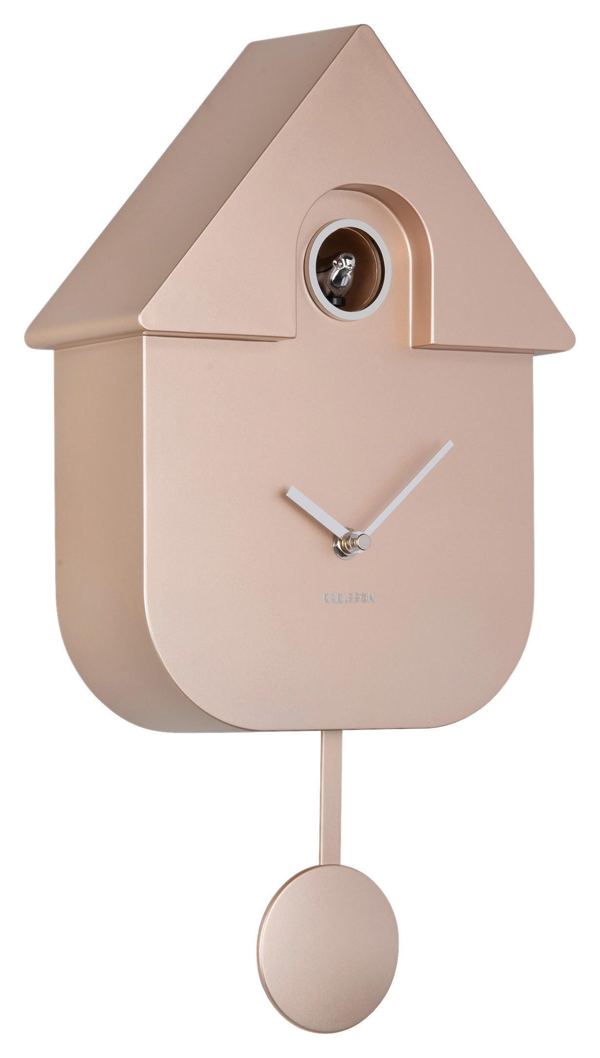 Karlsson Wanduhr Cuckoo Roségold 21.5x41x8.5 cm