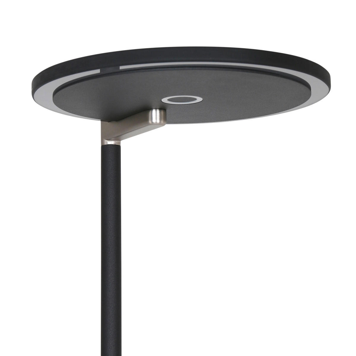 STEHLEUCHTE 55/185 cm    - Schwarz, Design, Glas/Metall (55/185cm)