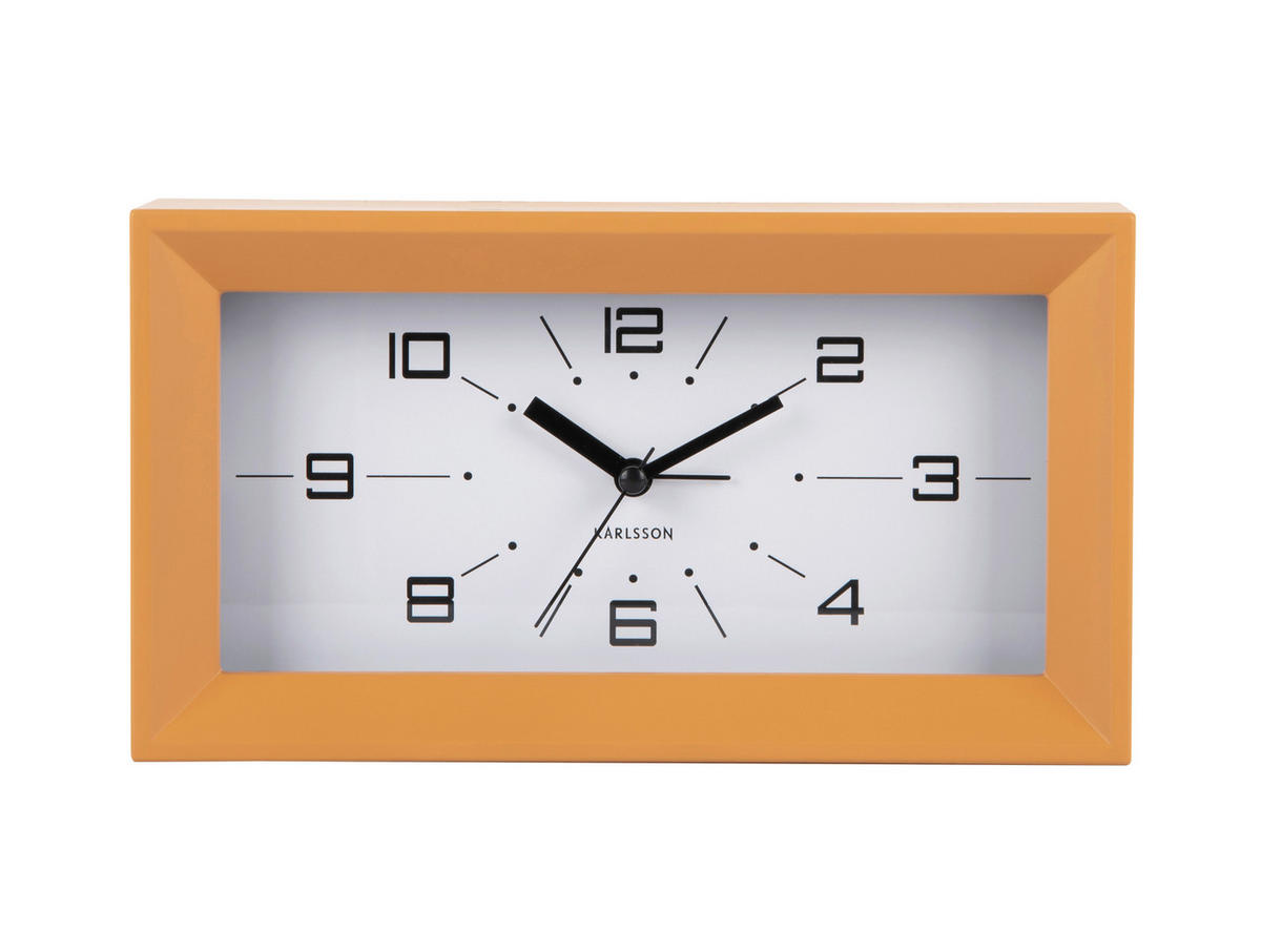 WANDUHR  Dunkelgelb  - Dunkelgelb, Basics, Kunststoff (20/11/6cm) - Karlsson