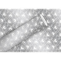GESCHENKPAPIER  - Silberfarben, Basics, Papier (5/70cm)