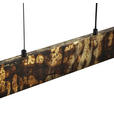 LED-HÄNGELEUCHTE Oxira 110/7/120 cm  - Multicolor/Schwarz, Design, Kunststoff/Metall (110/7/120cm) - Dieter Knoll