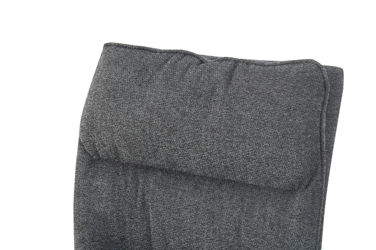 SCHWINGSTUHL-SET 2 Stück  in Webstoff  - Anthrazit/Schwarz, MODERN, Textil/Metall (47/94/61cm) - MID.YOU