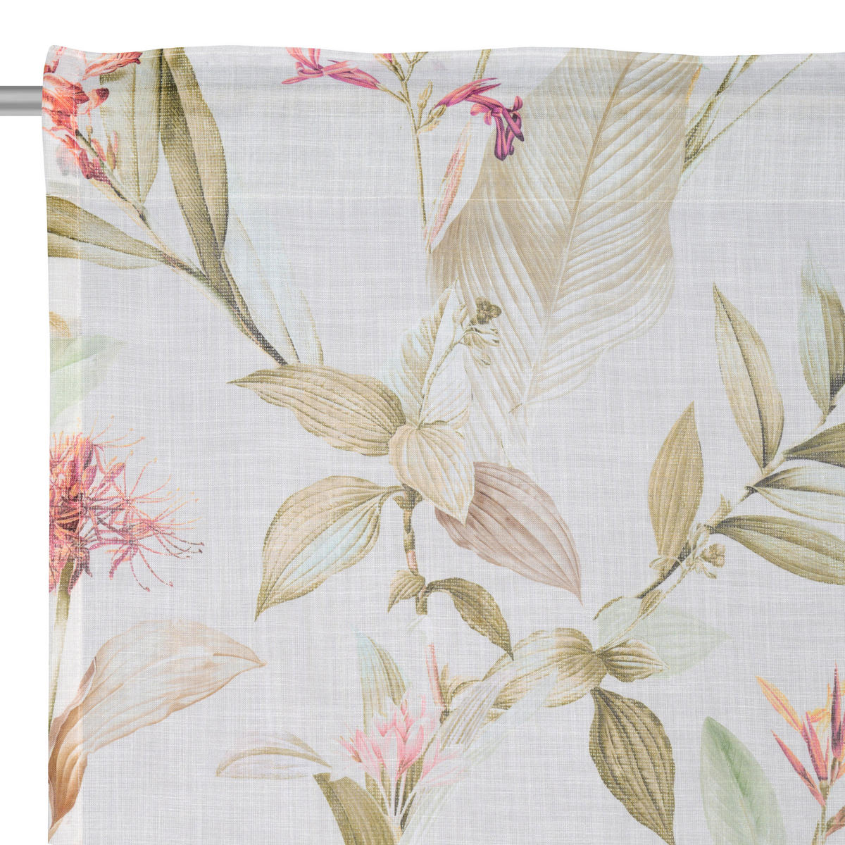 FERTIGVORHANG halbtransparent  - Grün, KONVENTIONELL, Textil (140/245cm) - Esposa