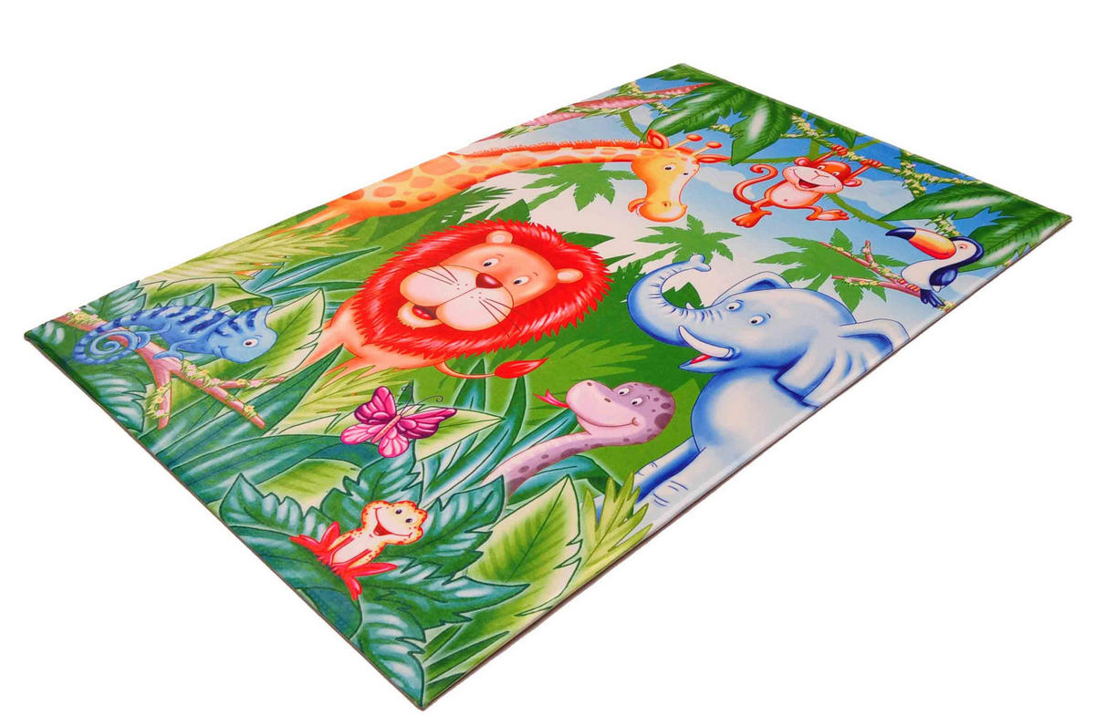 KINDERTEPPICH 100/160 cm Lovely Kids  - Grün, Trend, Kunststoff/Textil (100/160cm) - Ben'n'jen