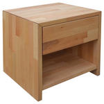 NACHTKÄSTCHEN in massiv Buche Buchefarben  - Buchefarben, Natur, Holz (45/45/35cm) - Carryhome