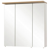 SPIEGELSCHRANK 70,4/72,3/23,7 cm  - Eichefarben/Silberfarben, MODERN, Glas/Holzwerkstoff (70,4/72,3/23,7cm) - Stylife