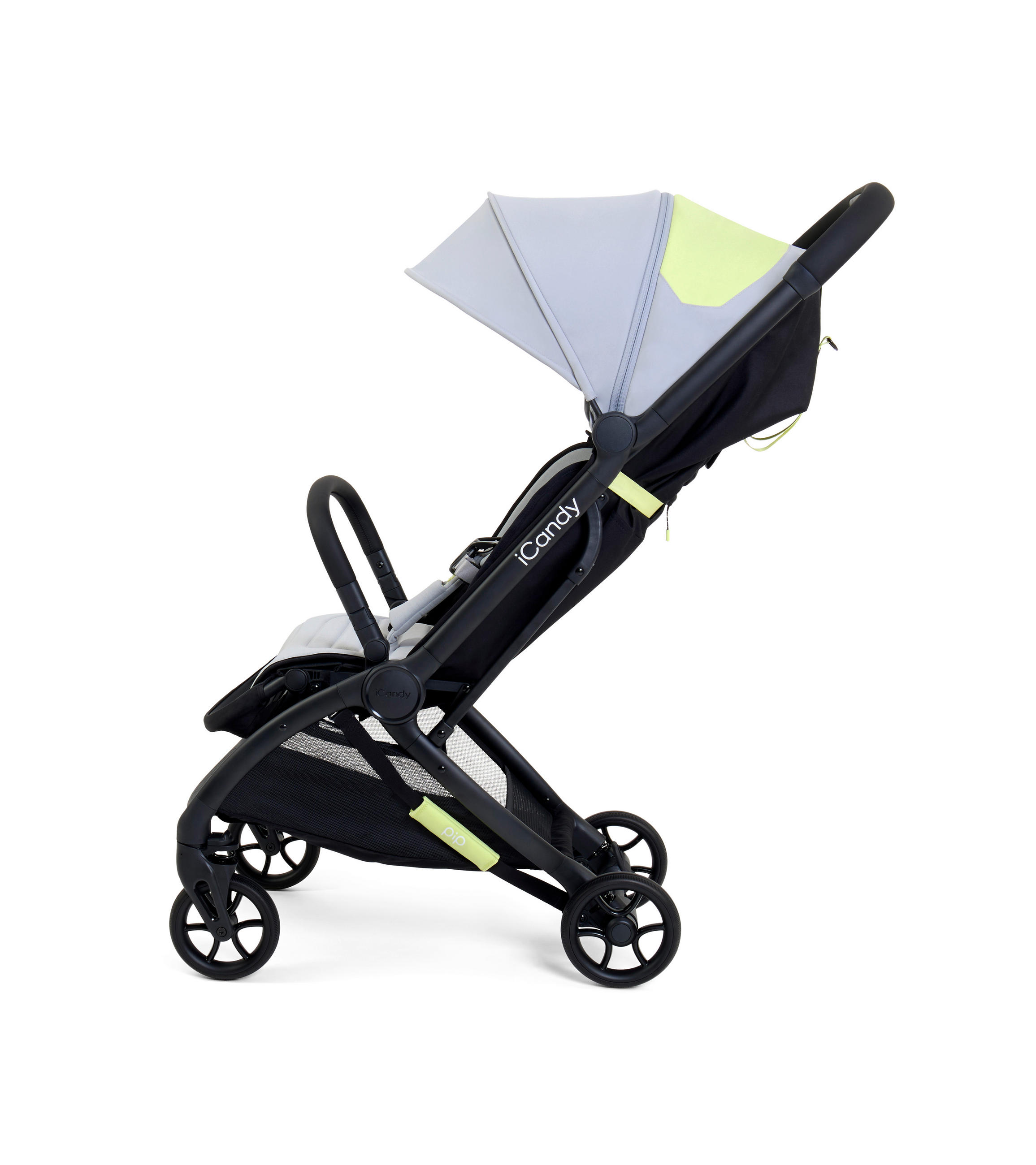 KIŠOBRAN KOLICA  PIP  - svetlosiva/crna, Osnovno, tekstil/metal (104.5/44/67cm) - ICANDY
