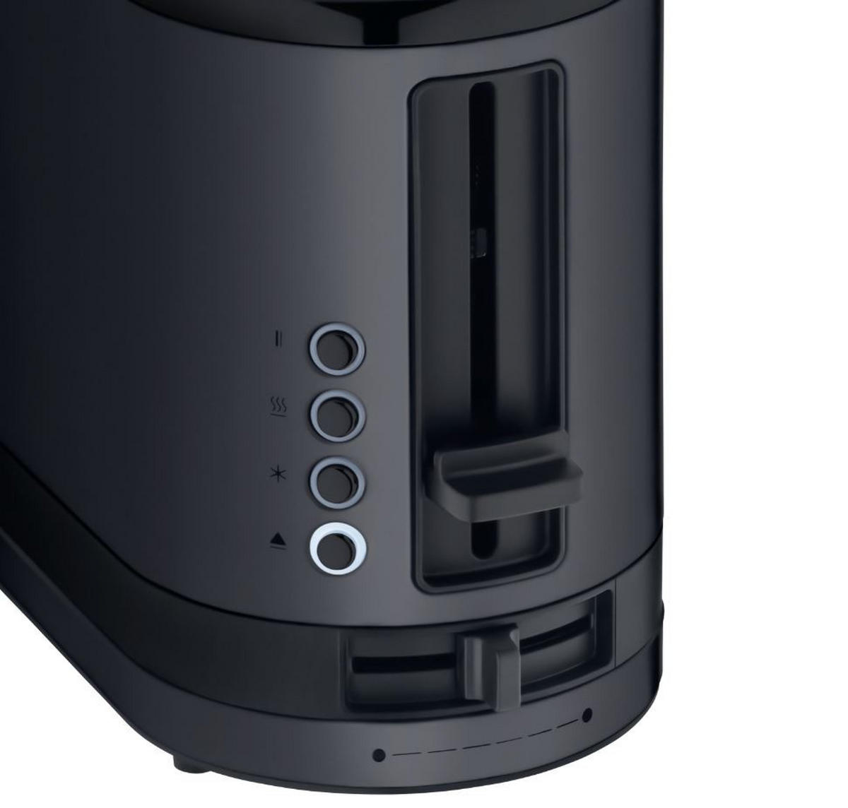 TOASTER Deep Black  - Schwarz, Basics, Metall (23,5/16/42cm) - WMF