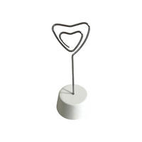 MENÜKARTENHALTER    - Weiß, Basics, Kunststoff (3,5/10cm)