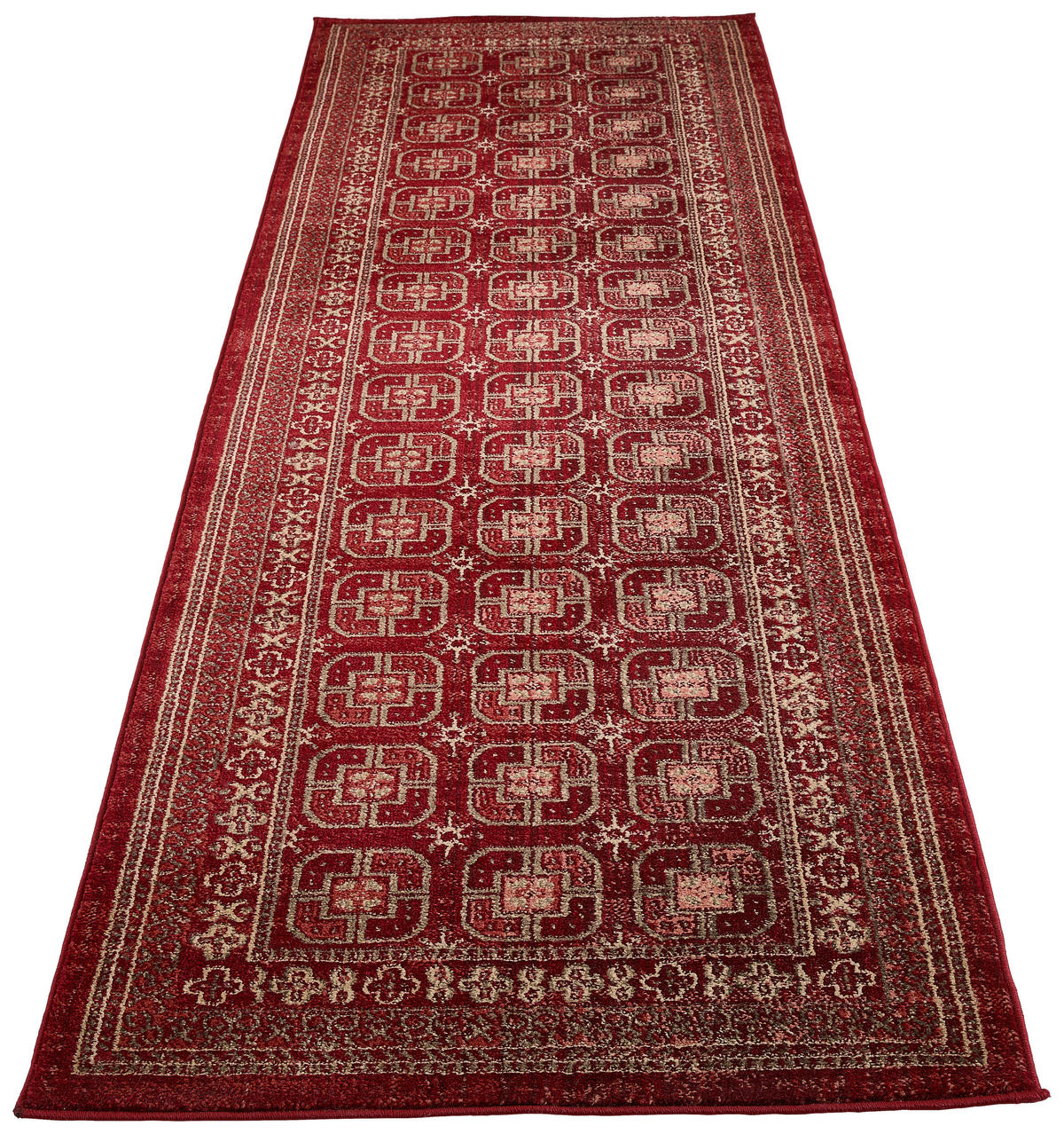 LÄUFER 80/250 cm  - Rot, Design, Textil (80/250cm) - Novel