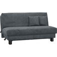 SCHLAFSOFA Flachgewebe Blau  - Blau/Schwarz, Design, Textil/Metall (160/85/100cm) - Carryhome