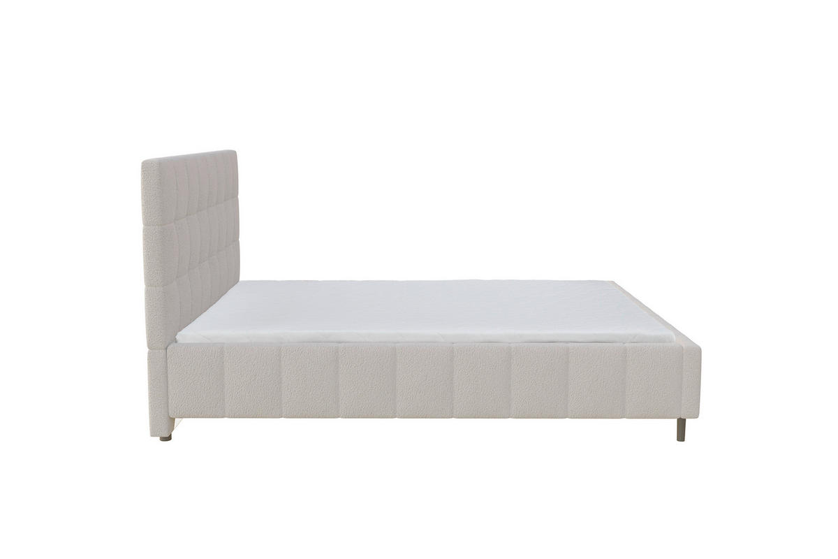 POLSTERBETT 180/200 cm  in Naturfarben  - Schwarz/Naturfarben, Modern, Holz/Textil (180/200cm) - MID.YOU