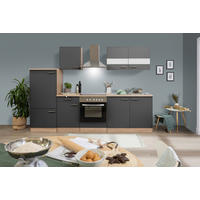 MODULKÖK UTAN VITVAROR 270 cm   i grå  - silver/grå, Basics, metall/trämaterial (270cm) - Respekta