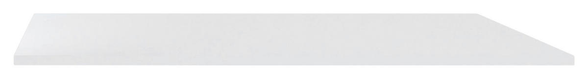 VRCHNÍ DESKA - vysoce lesklá bílá, Konvenční, kompozitní dřevo (91/1,6/42cm) - Hom`in