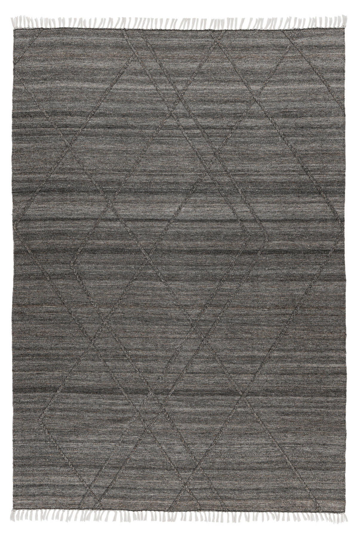 FLACHWEBETEPPICH 140/200 cm My Dakar  - Anthrazit, Basics, Textil (140/200cm)