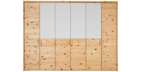 DREHTÜRENSCHRANK in Zirbelkieferfarben - Zirbelkieferfarben, Natur, Holz (298/225/61cm) - Valnatura