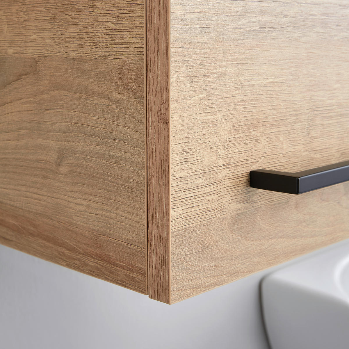 HÄNGESCHRANK 30/70/32,5 cm  - Eichefarben/Schwarz, MODERN, Glas/Holzwerkstoff (30/70/32,5cm) - Pelipal
