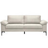 2,5-SITZER in Flachgewebe Naturfarben, Beige  - Beige/Schwarz, Design, Textil/Metall (206/86/97cm) - Pure Home Lifestyle