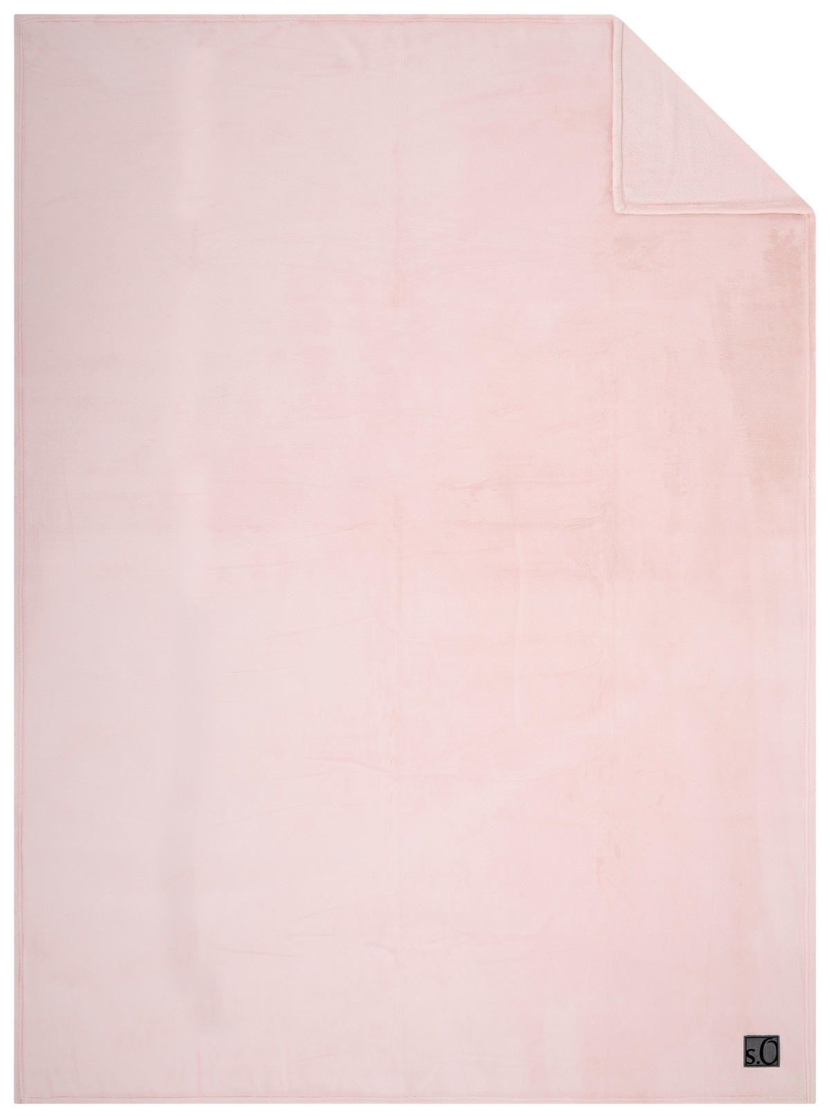 DOMÁCÍ DEKA, polyester, 150/200 cm - růžová, Basics, textil (150/200cm) - S. Oliver
