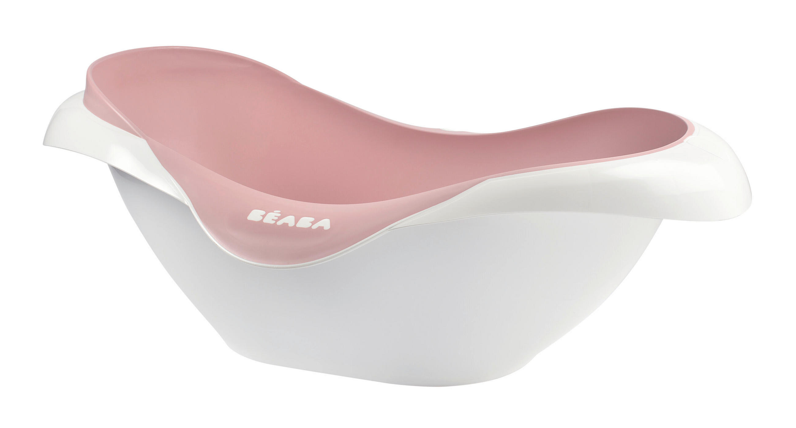 BABYBADEWANNE  - Altrosa/Weiß, Basics, Kunststoff (82/55/29cm) - Beaba