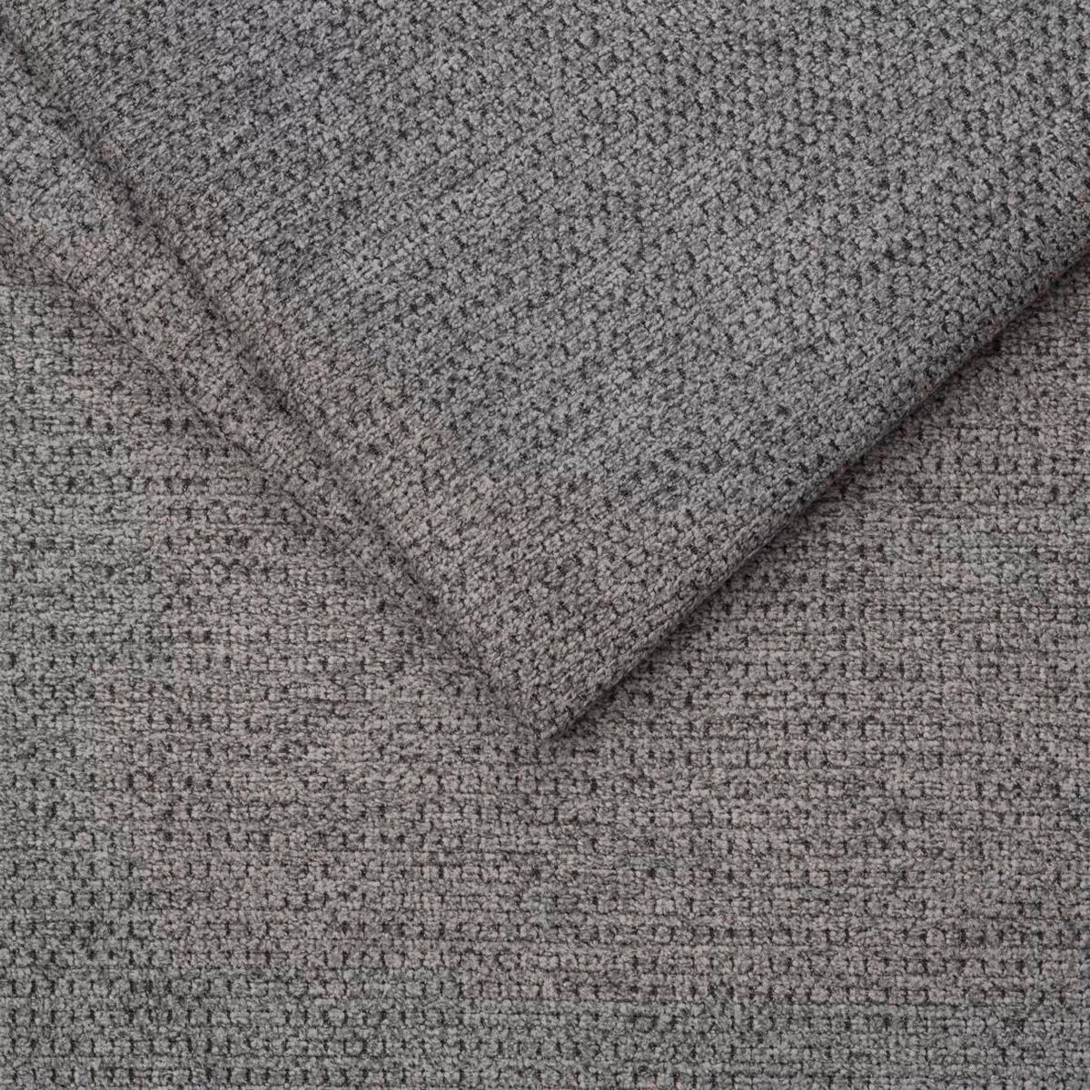 SCHLAFSOFA  mit Schlafen auf Sitzhöhe Webstoff Grau  - Chromfarben/Schwarz, Design, Kunststoff/Textil (200cm) - P & B