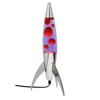 LAVALEUCHTE - Edelstahlfarben/Violett, Basics, Metall (20/20/45cm)