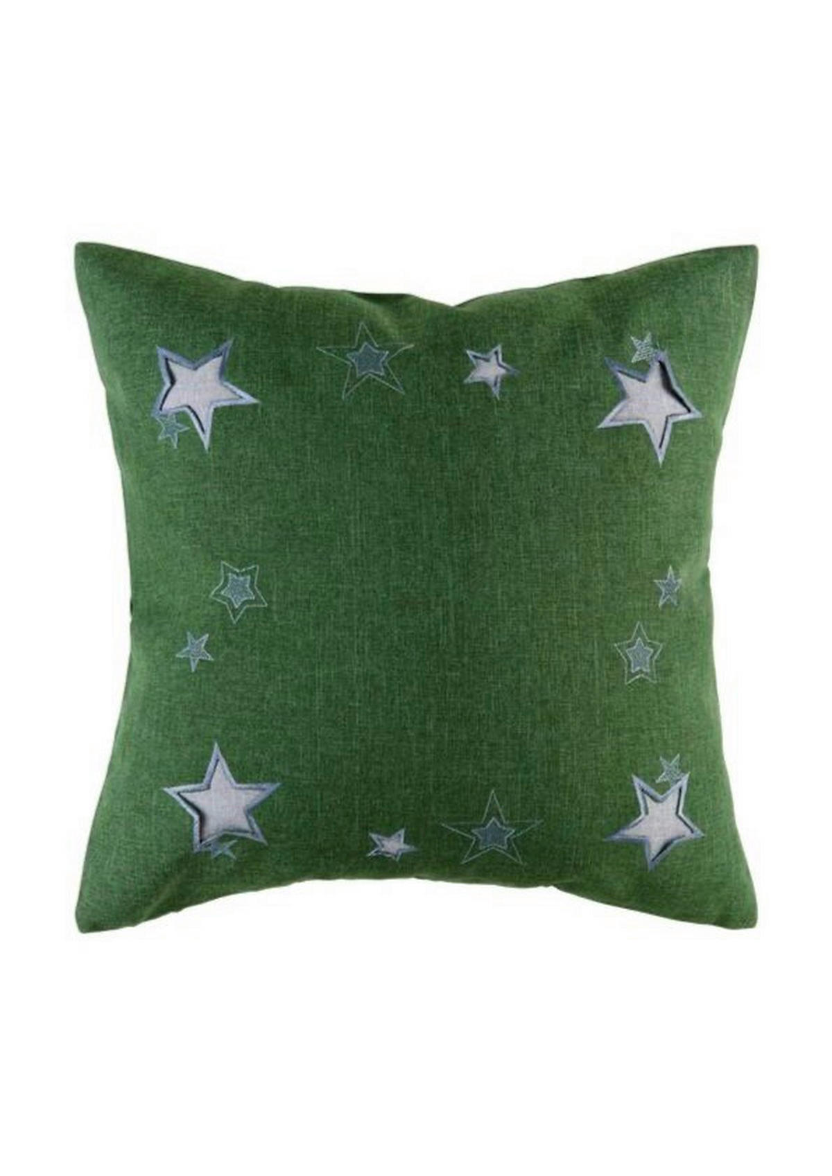 DEKORAČNÍ POLŠTÁŘ 48/48 cm - šedá/zelená, Basics, textil (48/48cm) - X-Mas