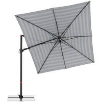 AMPELSCHIRM 300x240 cm  - Anthrazit/Grau, Basics, Textil/Metall (320/240cm) - Doppler