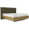 BOXSPRINGBETT 180/200 cm  in Waldgrün, Wildeiche  - Waldgrün/Wildeiche, Natur, Holz/Textil (180/200cm) - Valnatura