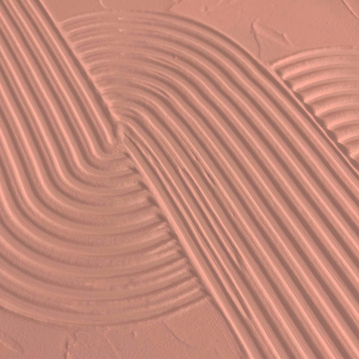 UNIKAT Abstraktes 50/70/3 cm  - Terracotta/Schwarz, Basics, Holz (50/70/3cm) - Reinders!