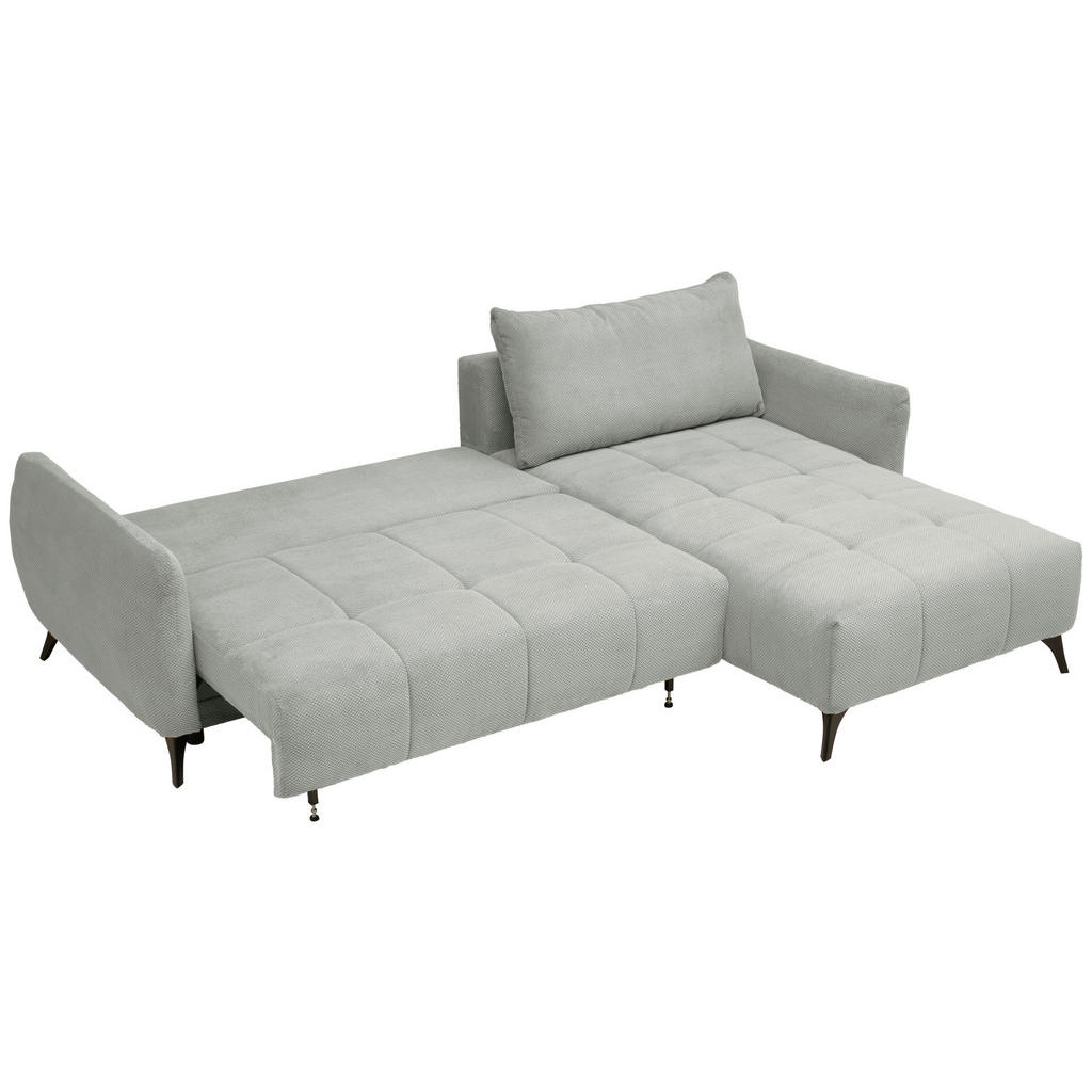 Thumbnail - Stylife Ecksofa, Hellgrau, Textil, 3-Sitzer, Füllung: Schaumstoffflocken, seitenverkehrt montierbar, L-Form, 287x197 cm,...