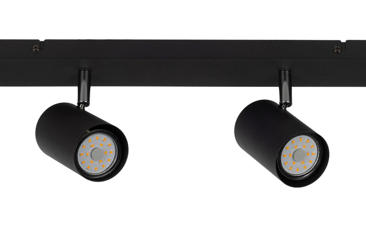 BODOVÉ SVIETIDLO, 35 W/GU10, 116/6/12,5 cm - čierna, Basics, kov (116/6/12,5cm) - Novel