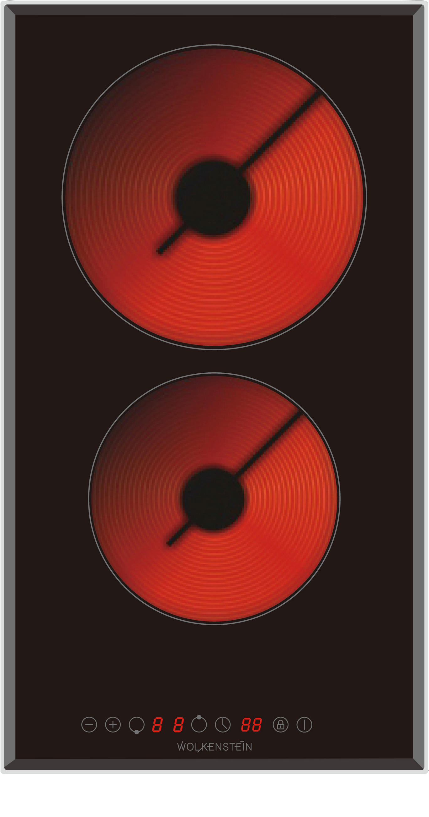 GLASKERAMIKKOCHFELD  - Basics, Glas (28.8/4/52cm) - Wolkenstein