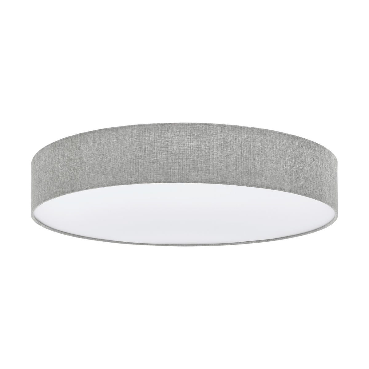 STROPNÉ SVIETIDLO, 76/15 cm  - sivá/biela, Design, kov/textil (76/15cm) - Eglo