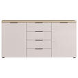 SIDEBOARD  in 180/89/43 cm  - Kaschmir/Eichefarben, Design, Holzwerkstoff/Kunststoff (180/89/43cm) - Xora