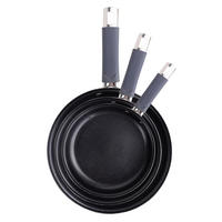 PFANNENSET Edelstahl 3-teilig  - Silberfarben, Basics, Metall