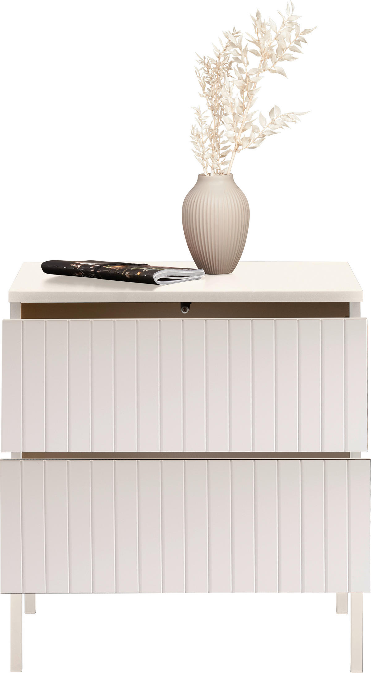 NACHTSCHRANK 51,6/56/38 cm  - Kaschmir, KONVENTIONELL, Holzwerkstoff (51,6/56/38cm) - Voleo