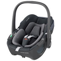 BABYSCHALE Pebble 360 Essential Graphite   - Graphitfarben, Basics, Kunststoff/Textil (44/56/67cm) - Maxi-Cosi