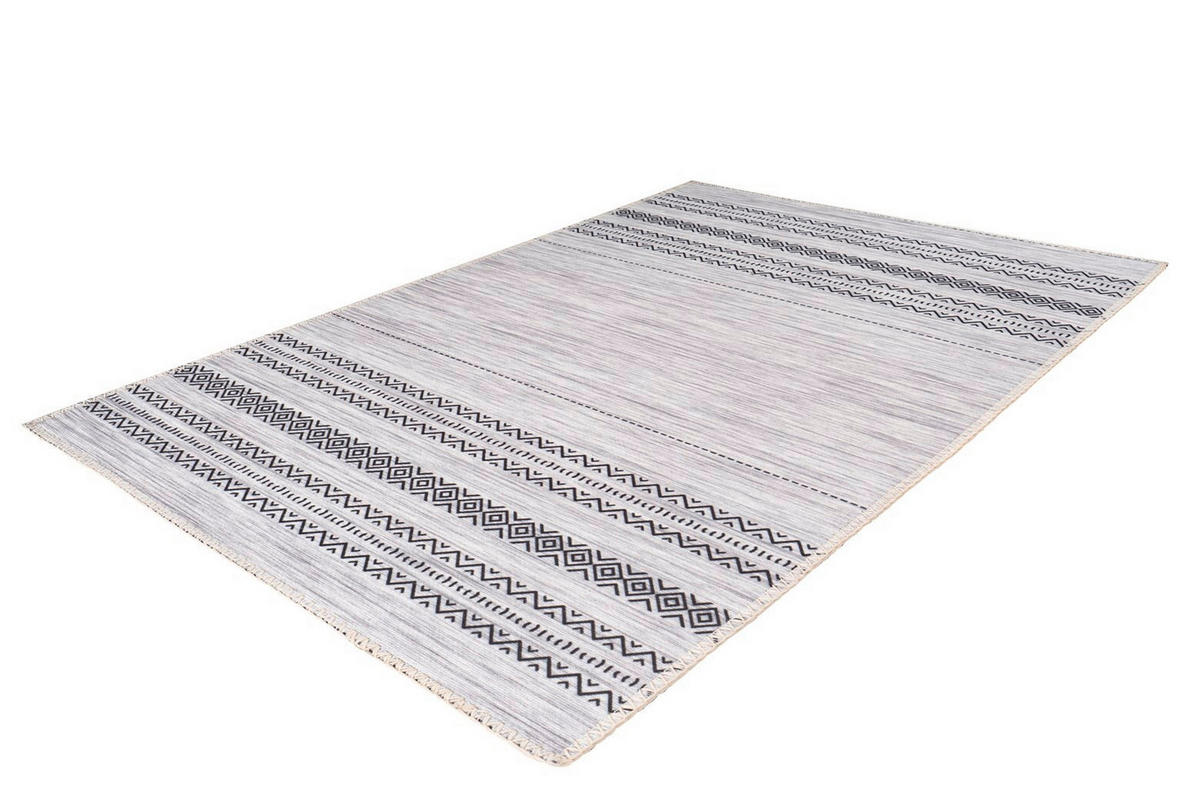 FLACHWEBETEPPICH 200/290 cm Grau  - Grau, Basics, Textil (200/290cm) - Novel