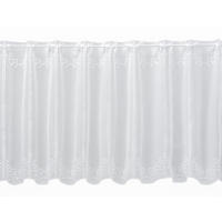KRATKA ZAVJESA bijela   - bijela, Basics, tekstil (90cm)