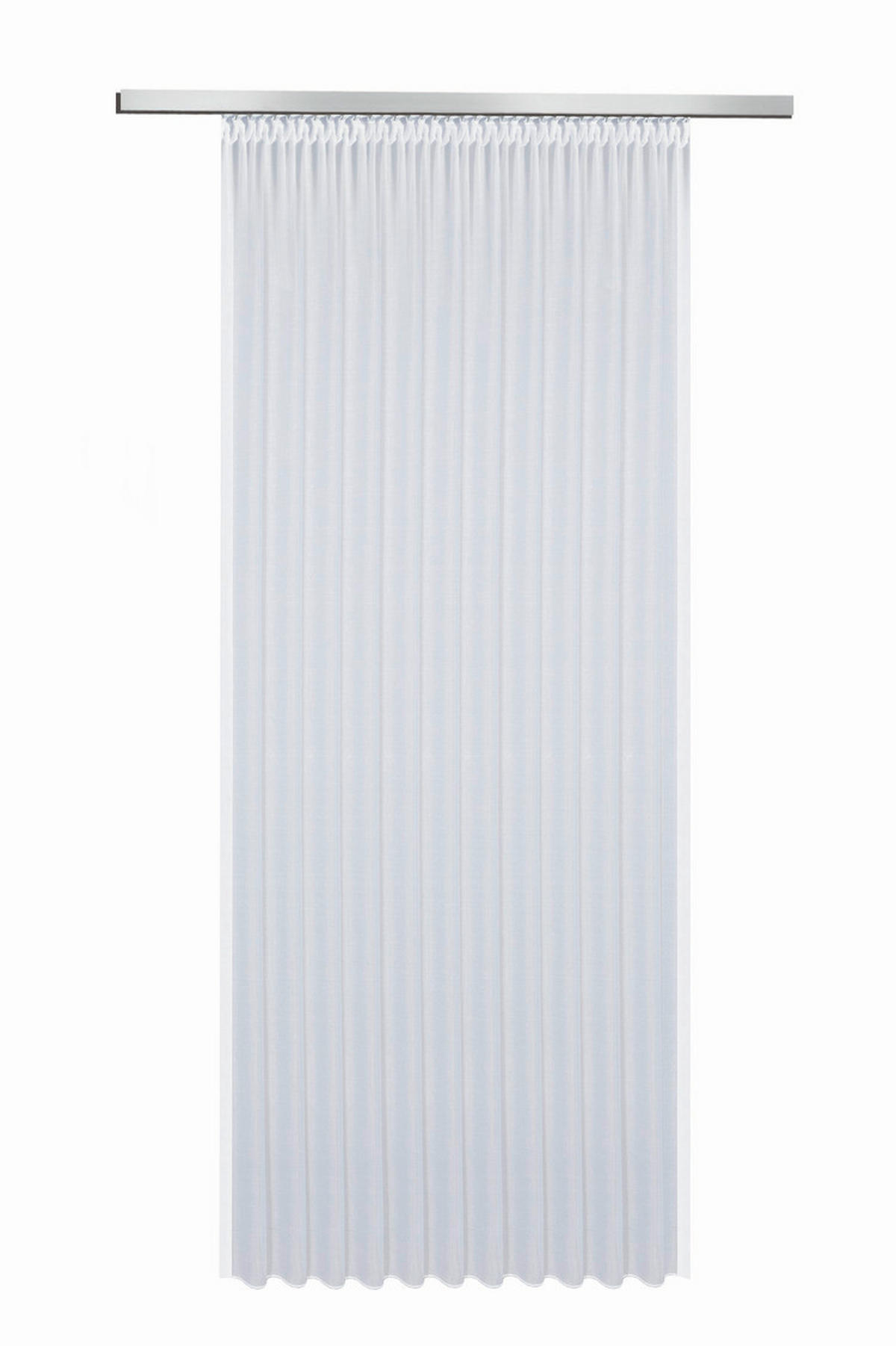 FERTIGSTORE  transparent  300/245 cm   - Weiß, Basics, Textil (300/245cm)